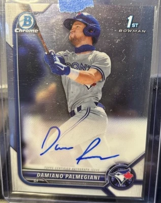 2022 Bowman Chrome DAMIANO PALMEGIANI Auto Blue Jays - Image 1 of 2