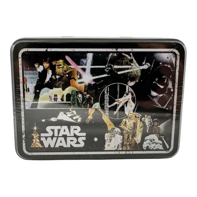New STAR WARS SPECIAL EDITION PLAYING CARDS SET 2 SEALED Decks in METAL TIN BOX - Image 1 of 4