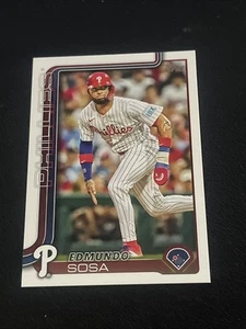 2025 Topps Serie 2 #489 Edmundo Sosa Philadelphia Phillies - Imagen 1 de 2