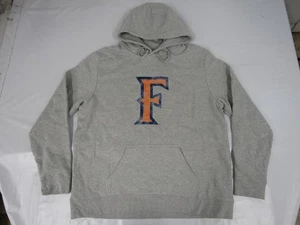 New California State Fullerton Titans Mens Size 2XL 2XLarge Gray Hoodie - Picture 1 of 3
