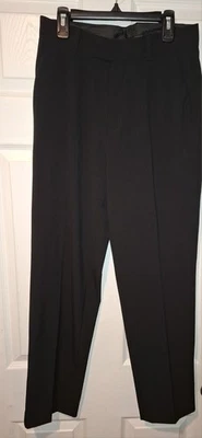 Calvin Klein Boys Dress Pants Black Flat Front Size 16 Straight Leg Fit Style - Image 1 of 4