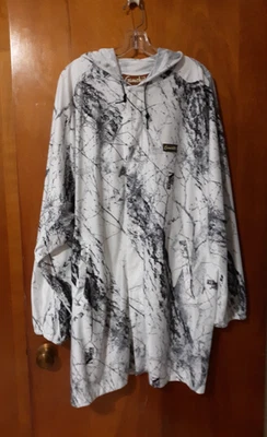 Top y pantalones encubrimiento emboscada de Gamehide. Camuflaje de nieve Naked North. Talla XL. SNP Foto 1 de 4