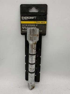 Evercraft 774-1877 3/4” Drive 8” Extension Bar – New Old Stock (Surface Rust) - Image 1 of 3