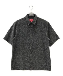 Supreme Lurex S/S Shirt Men’s Black Tweed Casual Used - Bild 1 von 7