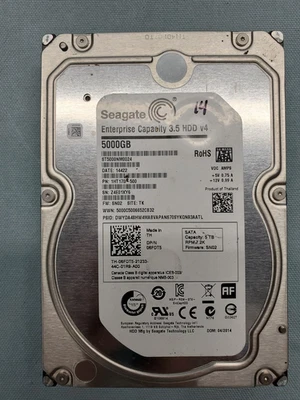 Seagate Enterprise 3.5" 5TB 128MB 6Gbps SATA Hard Drive ST5000NM0024 #1998 - Image 1 of 3