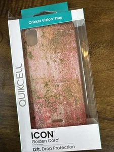 Quikcell ICON Hülle für Cricket Vision Plus - Golden Coral - Bild 1 von 4