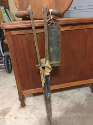 Antique Eclipse #1 Corn Planter Primitive Seeder With Plates - Image 1 of 4