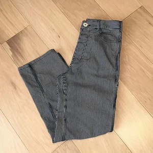 Jesse Kamm Handy Pant in Railroad Stripe Trousers Women’s 8 - Picture 1 of 7
