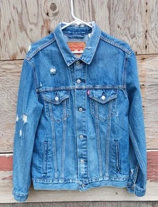 Levi Strauss & Co. Trucker Jacket Tsunami Sz L New w/Tags - Picture 1 of 6
