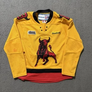 Reebok Belleville Bulls OHL Hockey Jersey Youth Yellow Size Small Kids - Picture 1 of 10