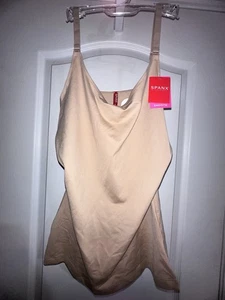 NUEVO WT Spanx Mujer XL Natural Glam Beige Cami Top Socialite 2352P Suavizante - Imagen 1 de 7