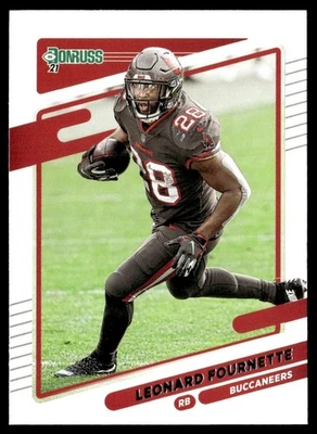 2021 Donruss Leonard Fournette Tampa Bay Buccaneers #102 - Image 1 of 2