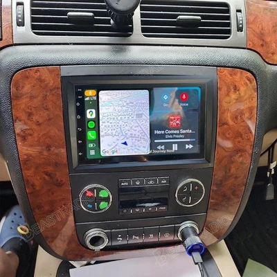 2+64G For 2007-2014 Chevrolet Tahoe Apple CarPlay Android15 GPS Car Radio Stereo - Image 1 of 4