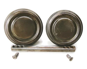 Paar antike Vintage viktorianische Art Deco Türklinken mit Spindel Ausschlachten aufgearbeitet - Bild 1 von 6