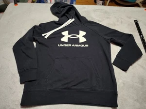Under Armour Hoodie Sweatshirt Damen M schwarz Outdoor Wandern Aktivität Wärme - Bild 1 von 8
