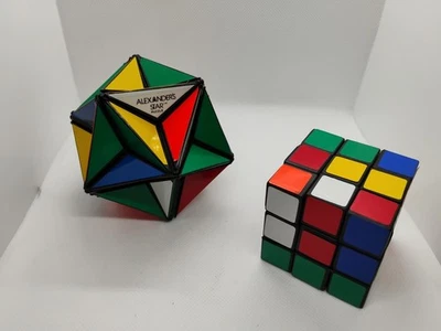 Alexander's Star Rubik's Cube Puzzle Toy Vintage Lot Of 2 - Image 1 of 4