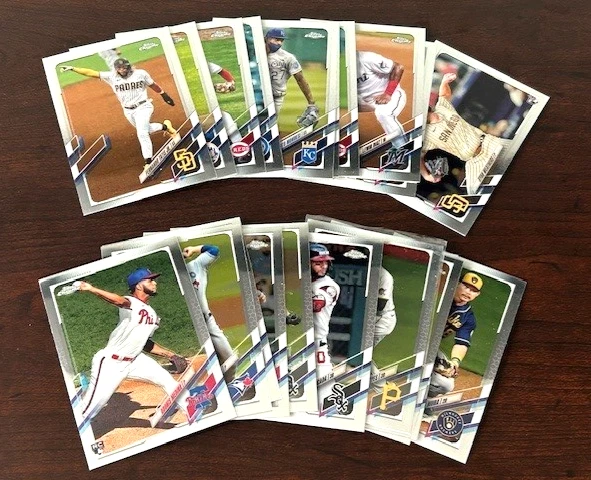 2021 Topps Chrome Baseball Singles - You Pick - Rookies & Stars - Image 1 of 1