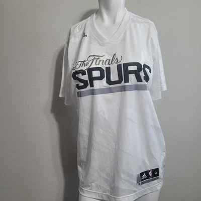 Adidas средний Джерси рубашка финалы 2014 Parker Tony баскетбол шпоры TX v-образным вырезом - Изображение 1 из 4