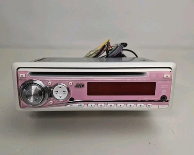 JVC KD-SC401 Car Stereo CD MP3 AUX Player In Hot Pink - Image 1 of 4