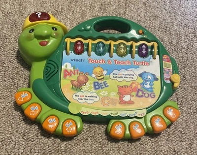 VTech Turtle Book Touch and Teach Educational Baby Activity Numbers Music  - Image 1 of 2