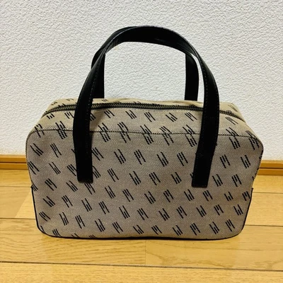 Missoni Black Leather Multicolor Canvas Handbag/Duffle Bag  - Image 1 of 4