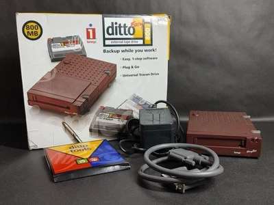 Vintage Iomega Ditto Easy External Tape Drive 800mb  Drive PC - Image 1 of 4