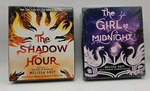 Lot: 2 Melissa Grey Audio Book CD Set The Girl At Midnight & The Shadow Hour NEW - Imagen 1 de 8