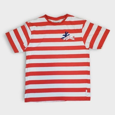 Camiseta a Rayas Scotch & Soda X Keoni Talla M Unisex Hoolaulea Celebración en Hawaii Foto 1 de 4