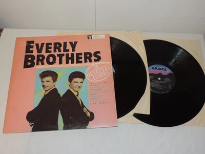 EVERLY BROTHERS 24 ORIGINAL CLASSICS Vinyl 1984~2X Lp~Gatefold~Arista AL9-8207 Foto 1 de 4