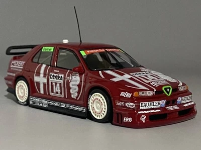 Minichamps 1 43 Alfa Romeo 155 V6 DTM 1993 Christian Danner 5th place 1993 DTM M - Image 1 of 4