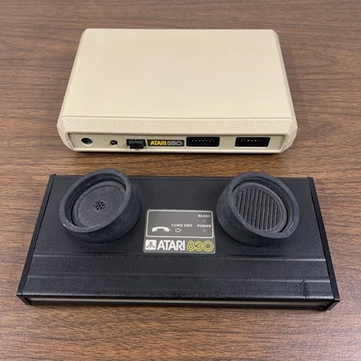 Atari 830 Modem with Switch Box Atari 850 UNTESTED No Cords - Image 1 of 4