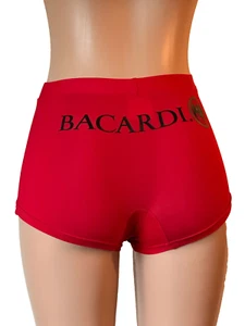 RARE! Vintage BACARDI Red Women’s Sexy! Booty Shorts Sz XS - Picture 1 of 7