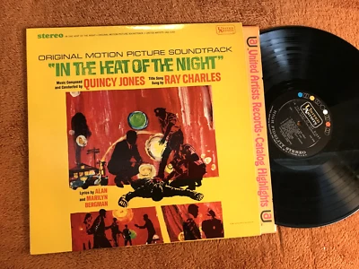 In the Heat of the Night Original Soundtrack LP 1967 Quincy Jones Ray Charles OG - Image 1 of 2