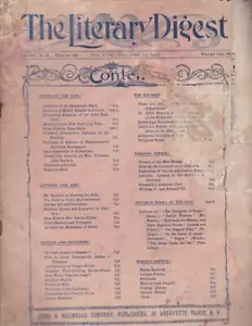 1902 New York "The Literary Digest" Magazin/unglaubliche Anzeigen - Bild 1 von 1