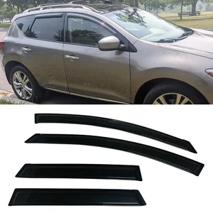 Fit 2009-2014 Nissan Murano Window Visors Vent Sun Shade Rain Guard Deflector - Foto 1 di 11