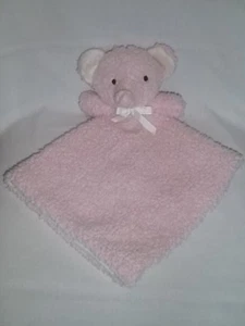 SUMERSAULT Plush ELEPHANT BLANKET Pink Cream White Baby Stuffed Animal Toy - Picture 1 of 4