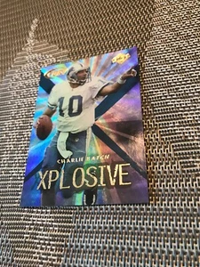 1999 EDGE FURY XPLOSIVE DETROIT LIONS QUARTERBACK CHARLIE BATCH CARD #6 MINT - Picture 1 of 12