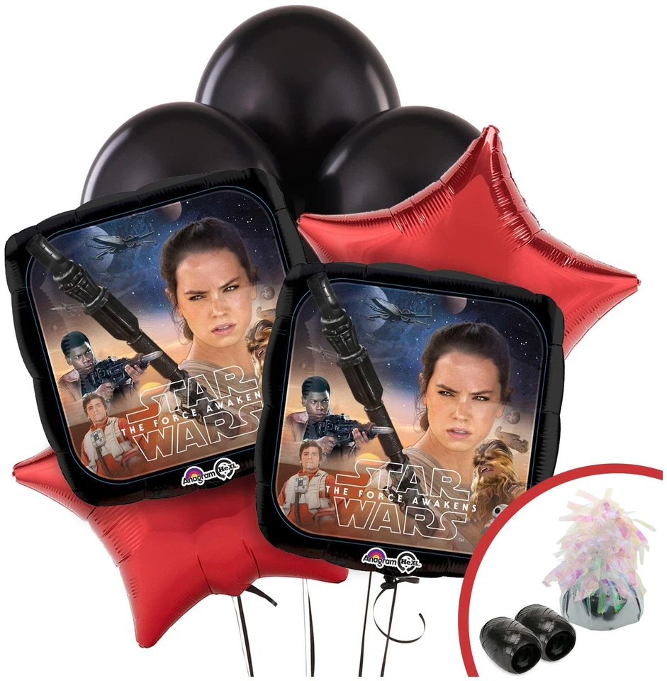 Suministros de fiesta Birthday Express Star Wars The Force Awakens - Ramo de globos Foto 1 de 1