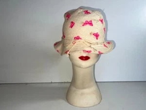 H&M Girls Kids Beige Mix Visor Summer Sun Holiday Beach Hat UK (4-5YRS)OLS-HT013 - Picture 1 of 5