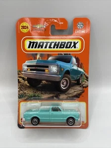 Matchbox Error 1968 Chevy C10 19/100 2024 HVL04 turquoise Error Facing Wrong Way - Picture 1 of 8