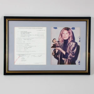 Barbra Streisand signiert Vertragsanzeige 1980 Grammy Awards - Echtheitszertifikat JSA - Bild 1 von 7