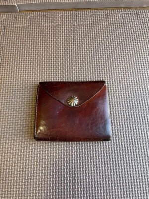 Cartera concho RRL RALPH LAUREN UNISEX MARRÓN USADA Foto 1 de 4