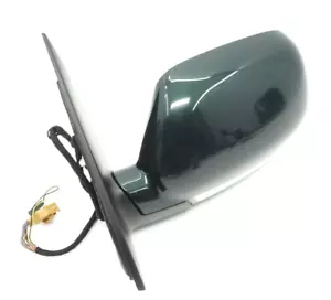2004 - 2005 VOLKSWAGEN TOUAREG 7L FRONT LEFT EXTERIOR REAR VIEW MIRROR GREEN OEM - Bild 1 von 10