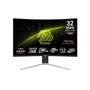 MSI MAG 325CQRF QD E2 32" Curved QHD 180Hz 0.5ms USB-C Gaming monitor - Picture 1 of 6