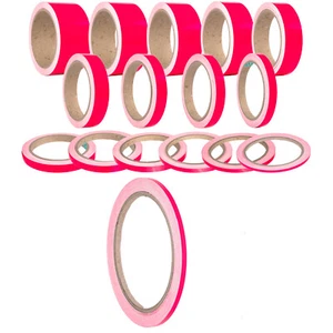 Neon Pink Zierstreifen 2mm Auto Fineline Streifensticker Leuchtfarben Pinstripes - Picture 1 of 6