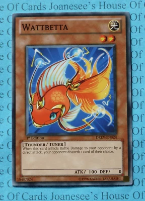 DREV-EN024 Wattbetta Yu-Gi-Oh Card 1st Edition New - Image 1 of 4