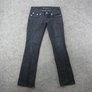 Guess Jeans Women's 27 Black Dark Wash Boot Cut Jeans - Picture 1 of 11