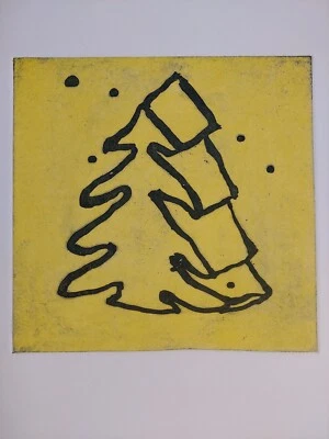 Donald BAECHLER - "Objeto". Aquatint assinado, 1986 - Imagem 1 de 4