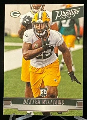 2019 Prestige Rookie Card #244 Dexter Williams Green Bay Packers - Image 1 of 2