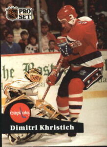 1991-92 Pro Set Capitals Hockey Card #260 Dimitri Khristich